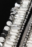 Prada Black Dress With Crystals