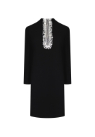 Prada Black Dress With Crystals