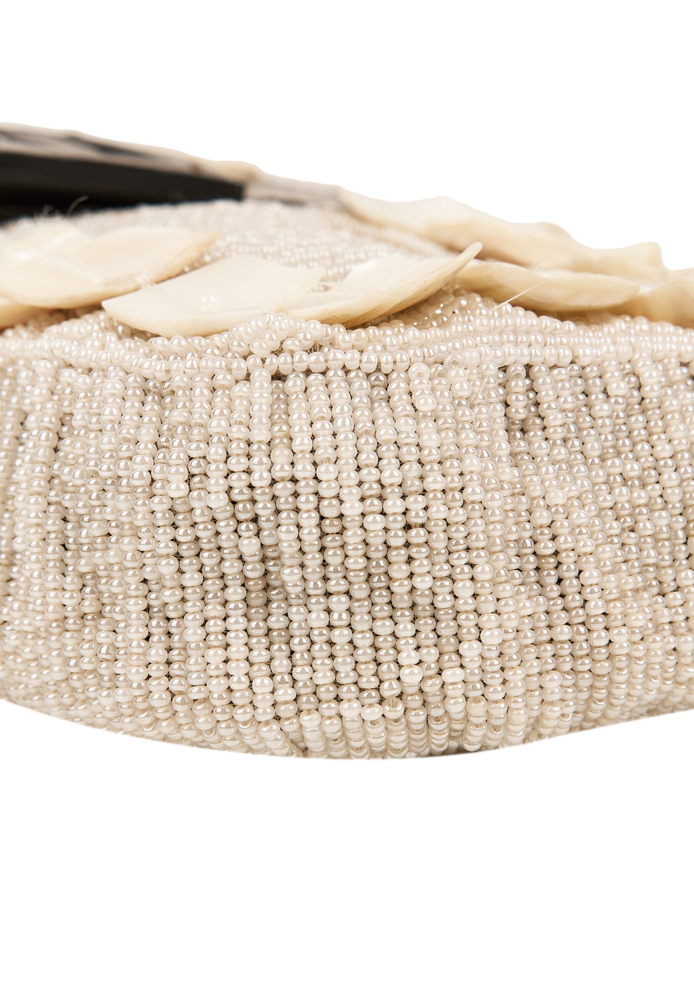 Fendi Baguette Beaded Bag With Mother Of Pearl