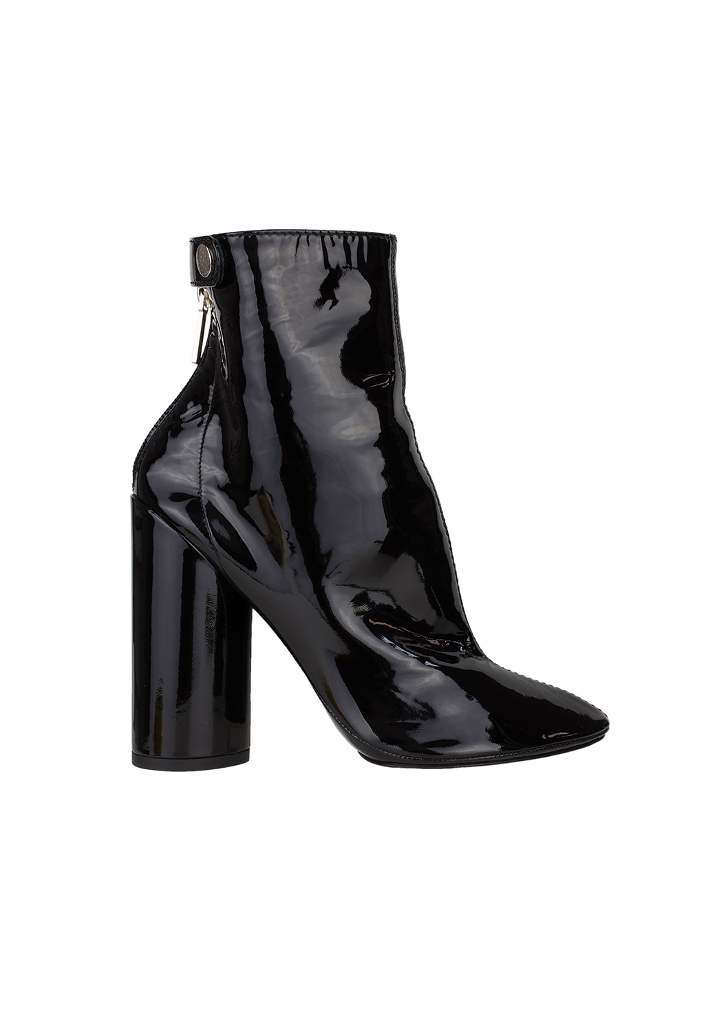 Christian Dior Black Patent Ankle Boots