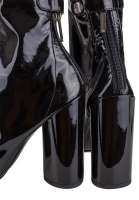Christian Dior Black Patent Ankle Boots