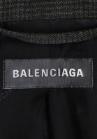 Balenciaga Elongated Plaid Jacket