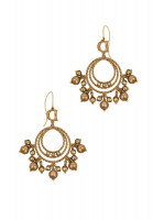 Christian Dior Earrings with Pendants and Logo