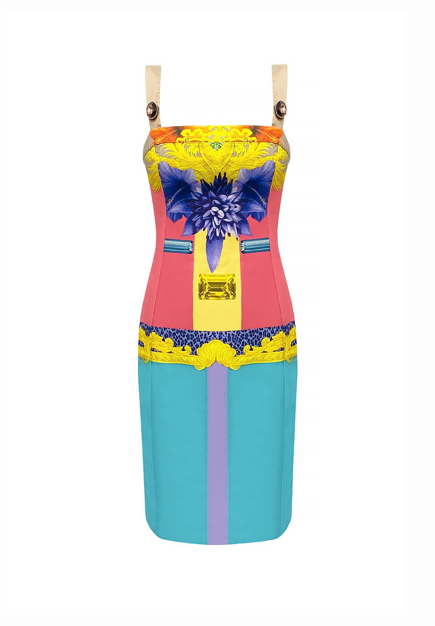 Versace Sleeveless Cotton Dress