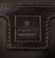 Fendi Zucca Canvas Mamma Baguette Bag