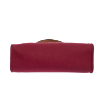 Hermès Red Canvas and Leather Herbag 31