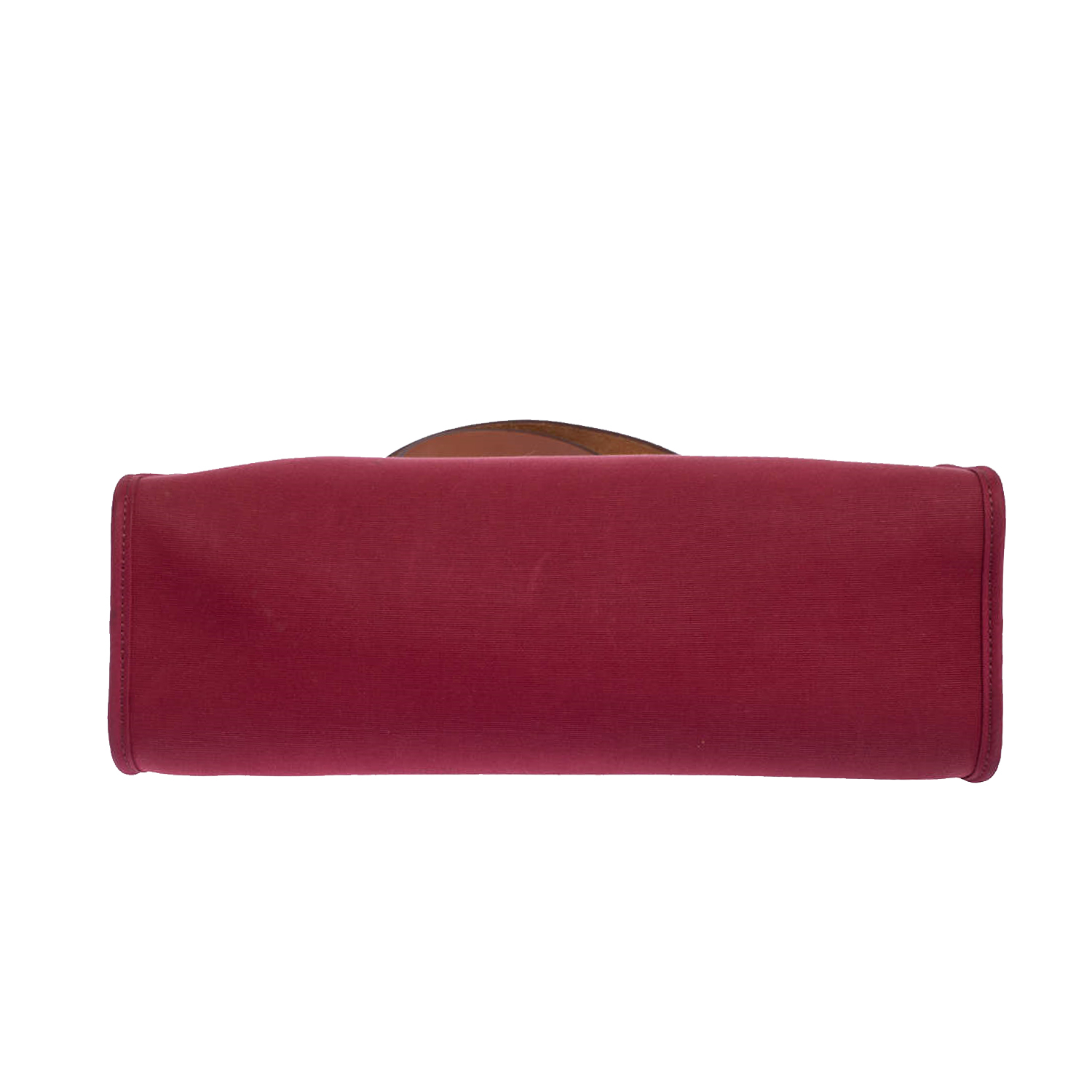 Hermès Red Canvas and Leather Herbag 31