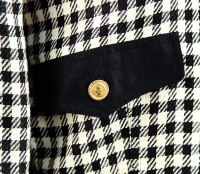 Chanel Short Plaid Jacket