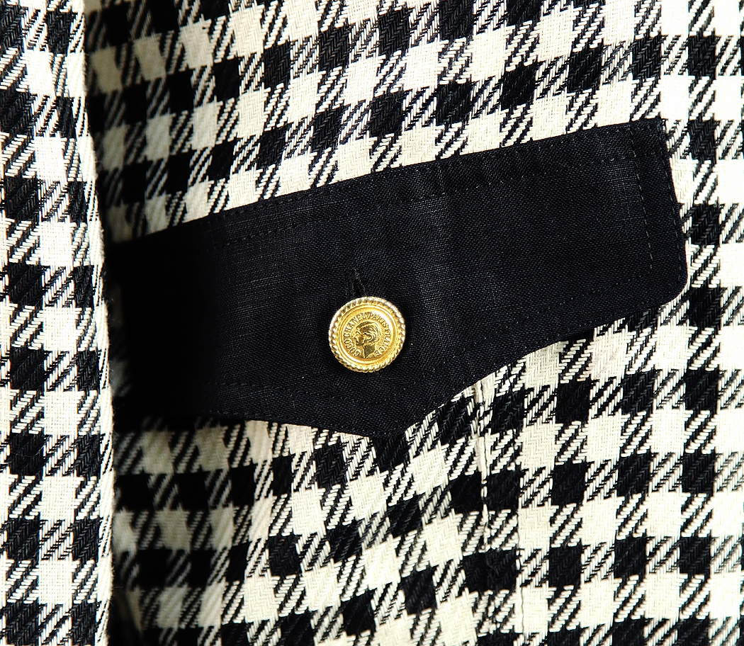 Chanel Short Plaid Jacket