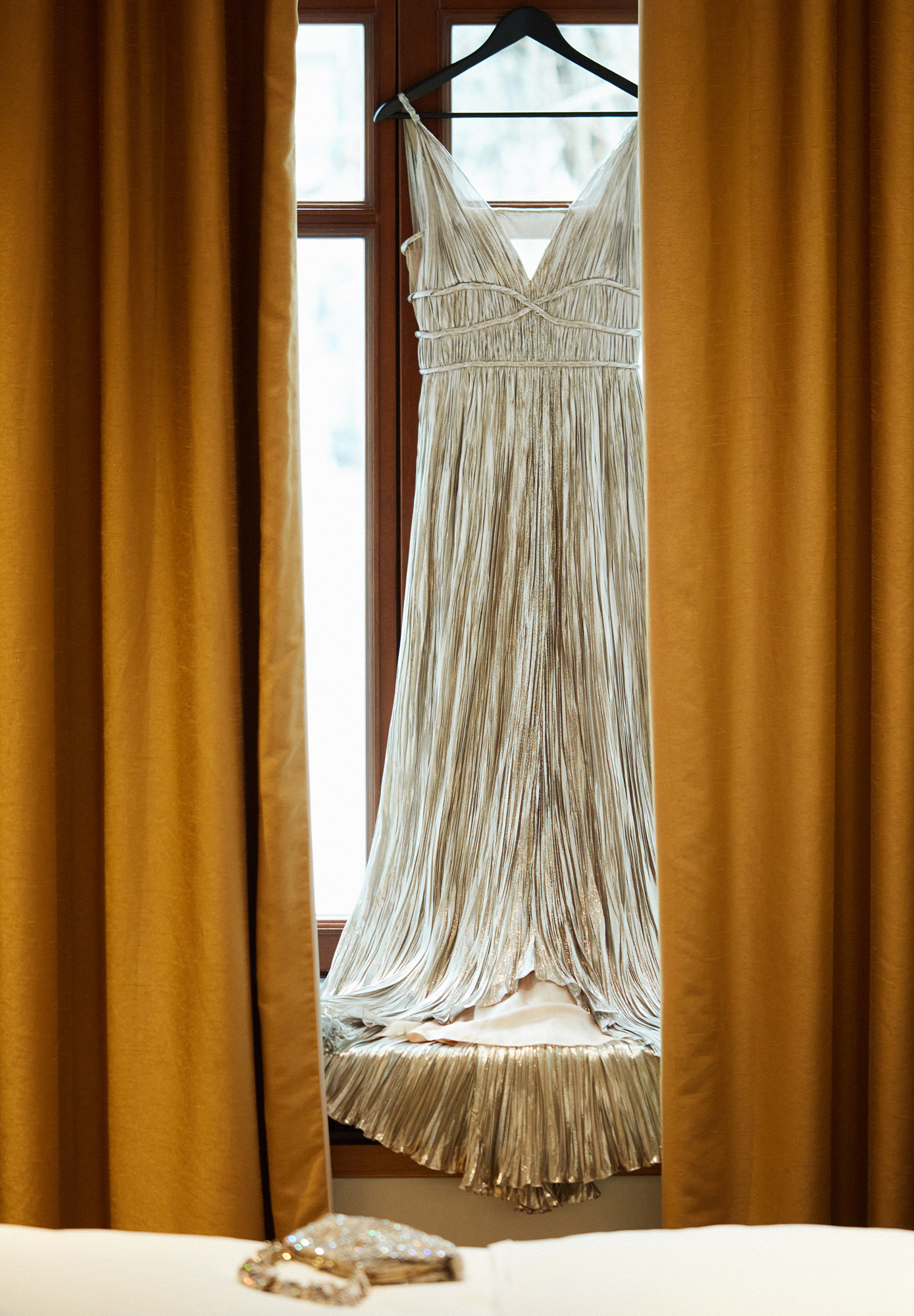 Oscar de la Renta Brocade Dress