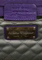 Salvatore Ferragamo Burgundy Clutch