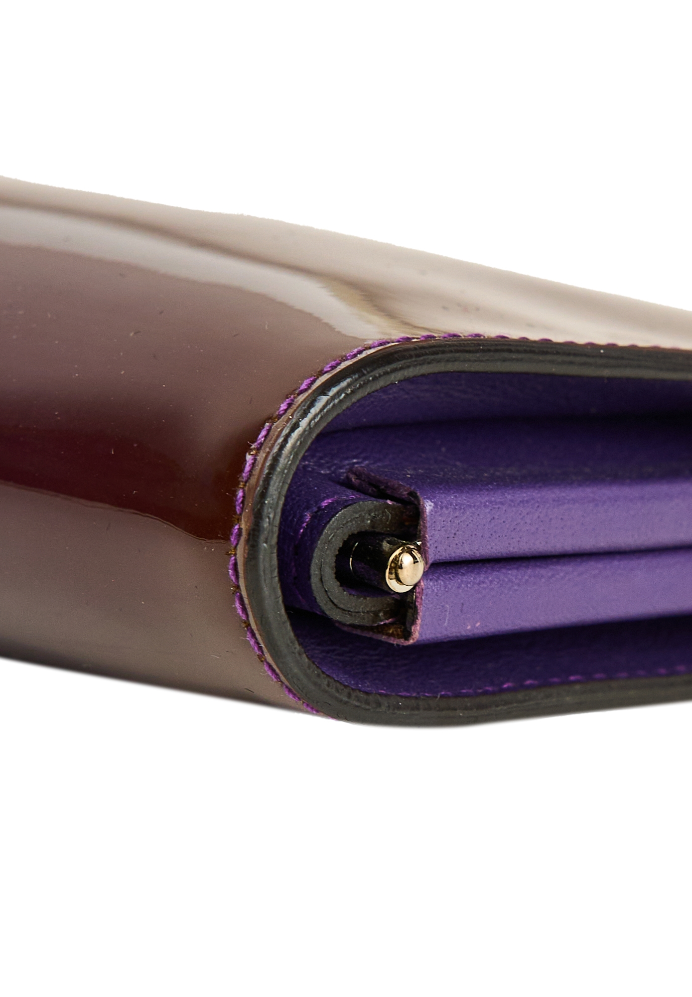 Salvatore Ferragamo Burgundy Clutch