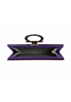 Salvatore Ferragamo Burgundy Clutch