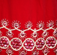 Lanvin Red Velvet Dress