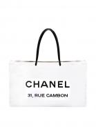Chanel White Shopping Bag