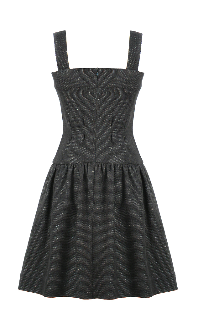 Chanel Tweed Black Dress