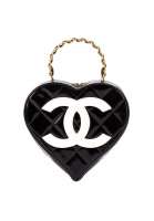 Chanel Patent Leather Heart Handbag