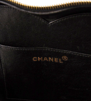 Chanel Patent Leather Heart Handbag