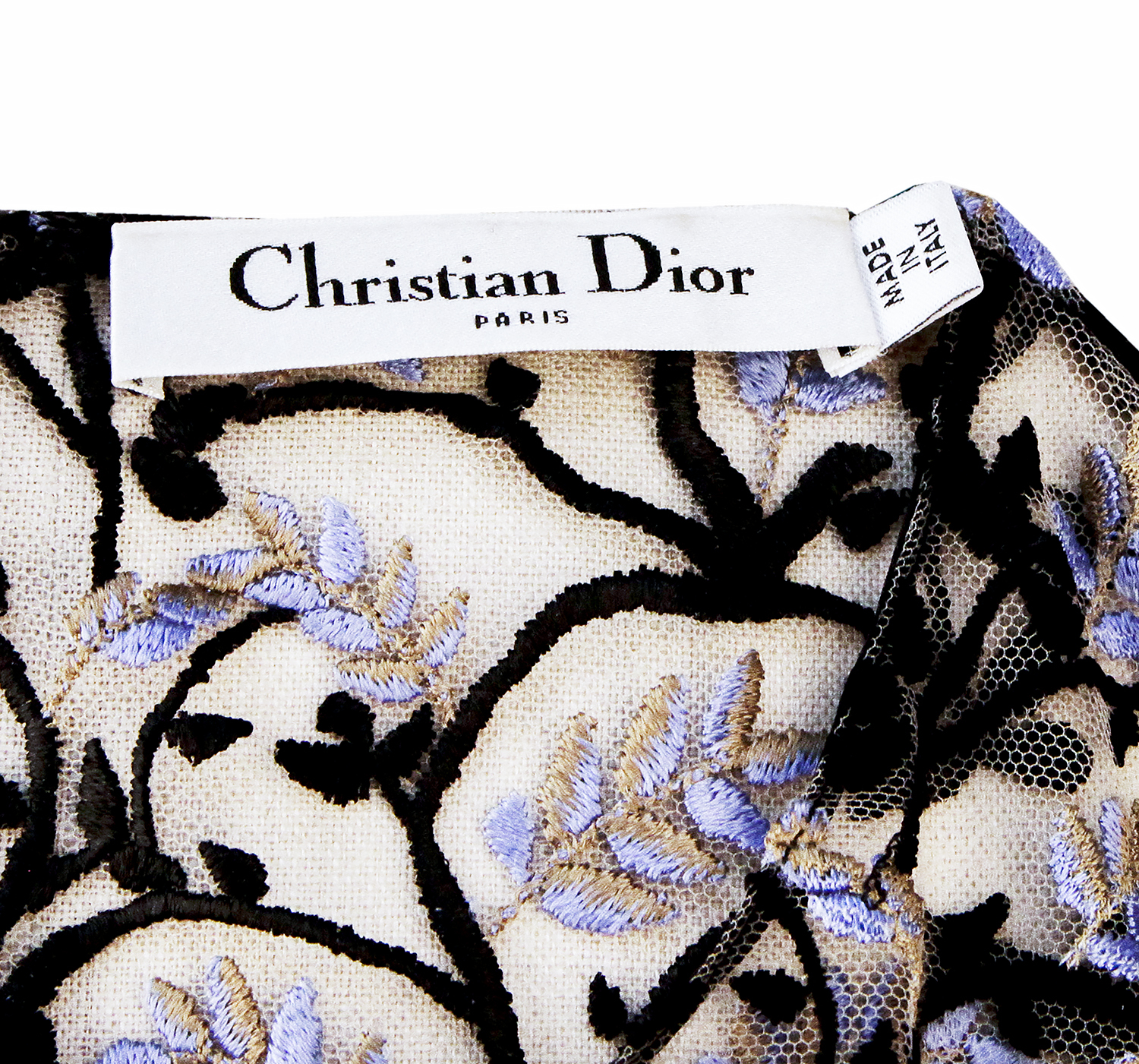 Christian Dior Flower Lace Top