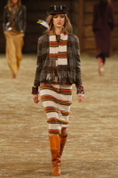 Chanel Striped Cashmere Jacket