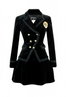Chanel Black Velvet Suit
