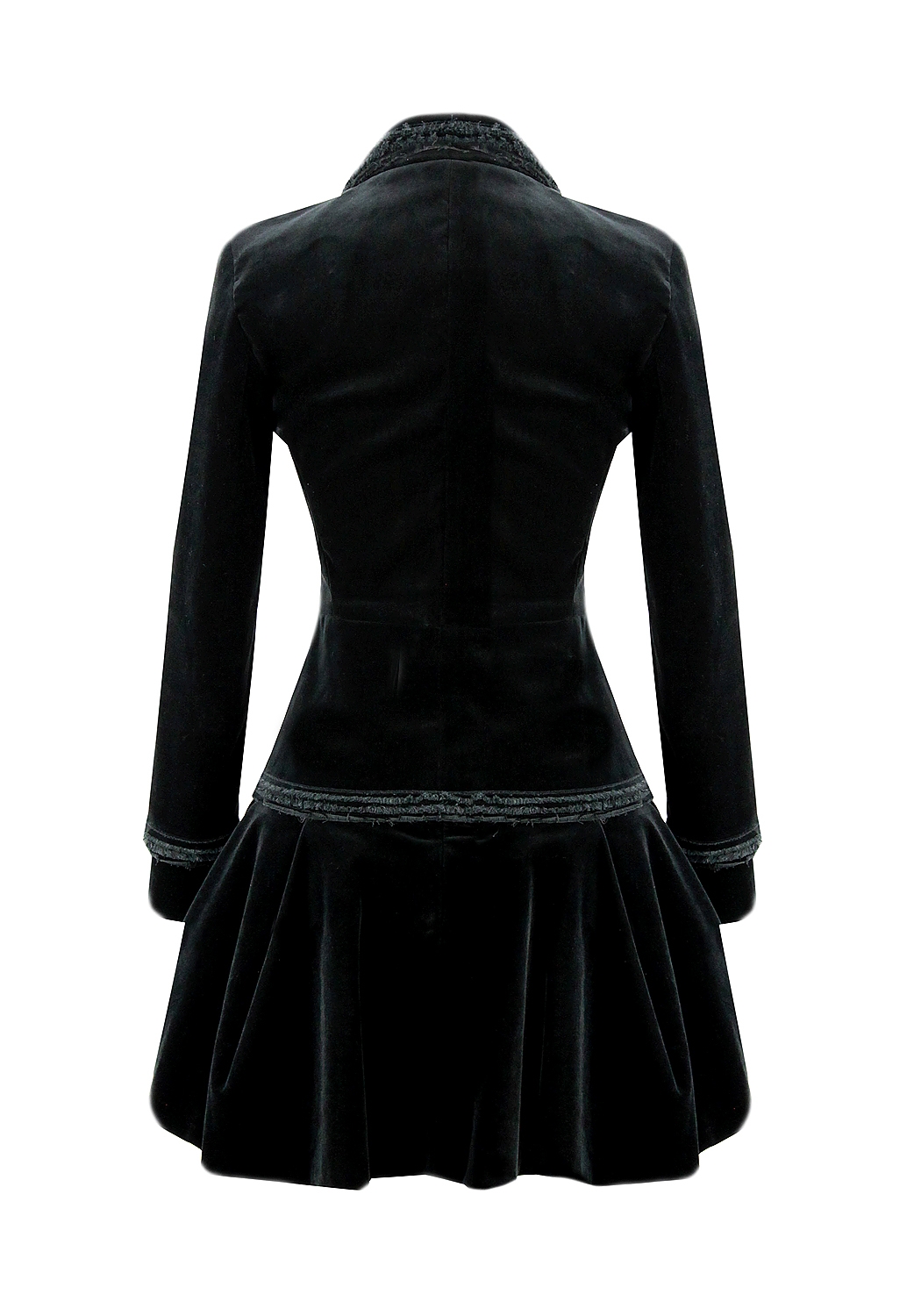 Chanel Black Velvet Suit