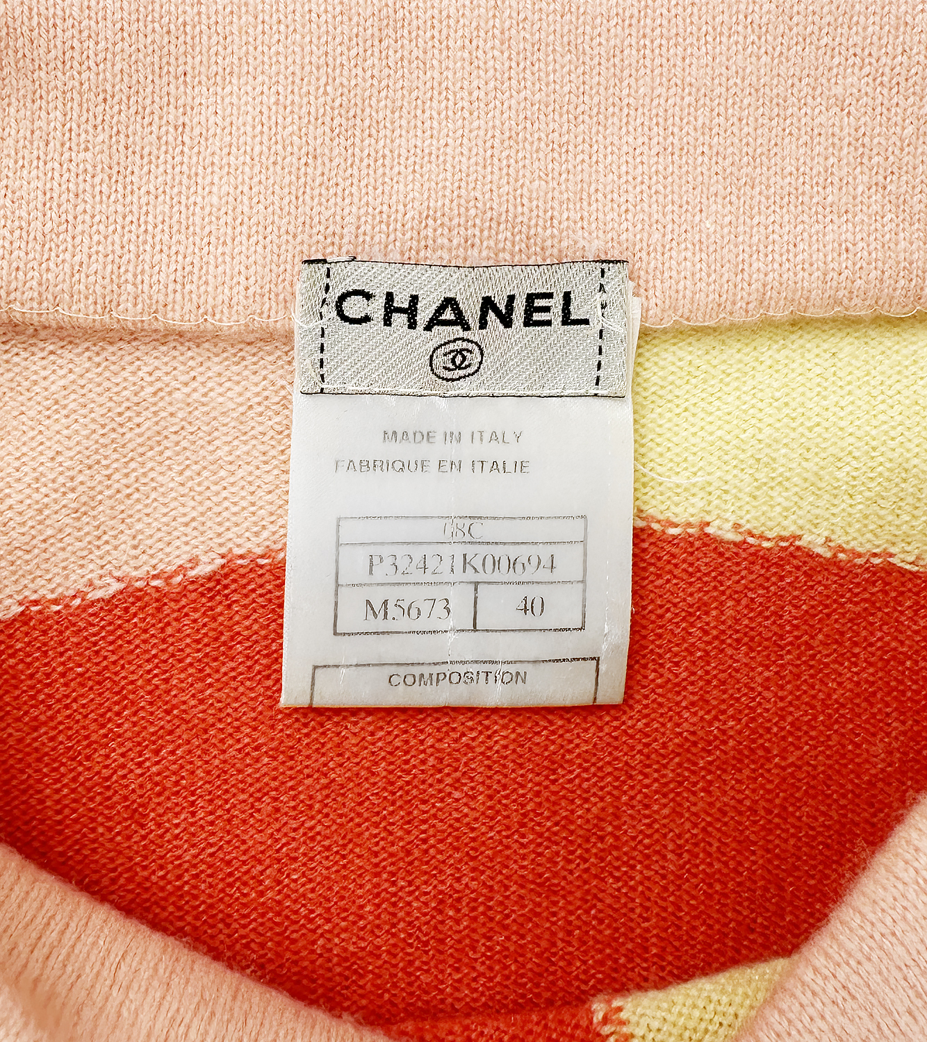 Chanel Colorful Sweater