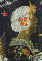 Jean Paul Gaultier Black Printed Skirt