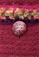 Chanel Pink Tweed Jacket with Trim