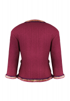 Chanel Pink Tweed Jacket with Trim