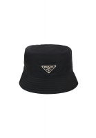 Prada Re-Nylon Black Panama Hat