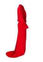 Valentino Red Silk Dress