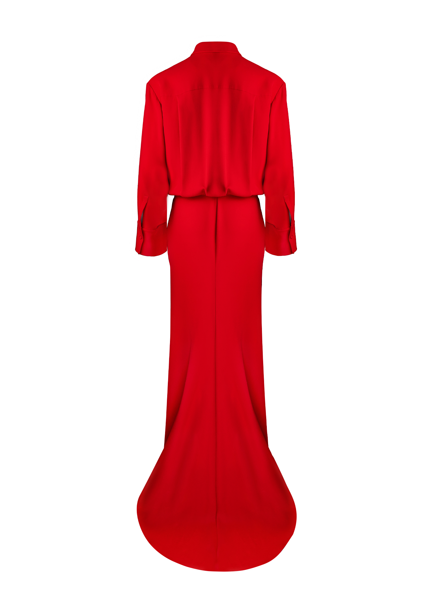 Valentino Red Silk Dress