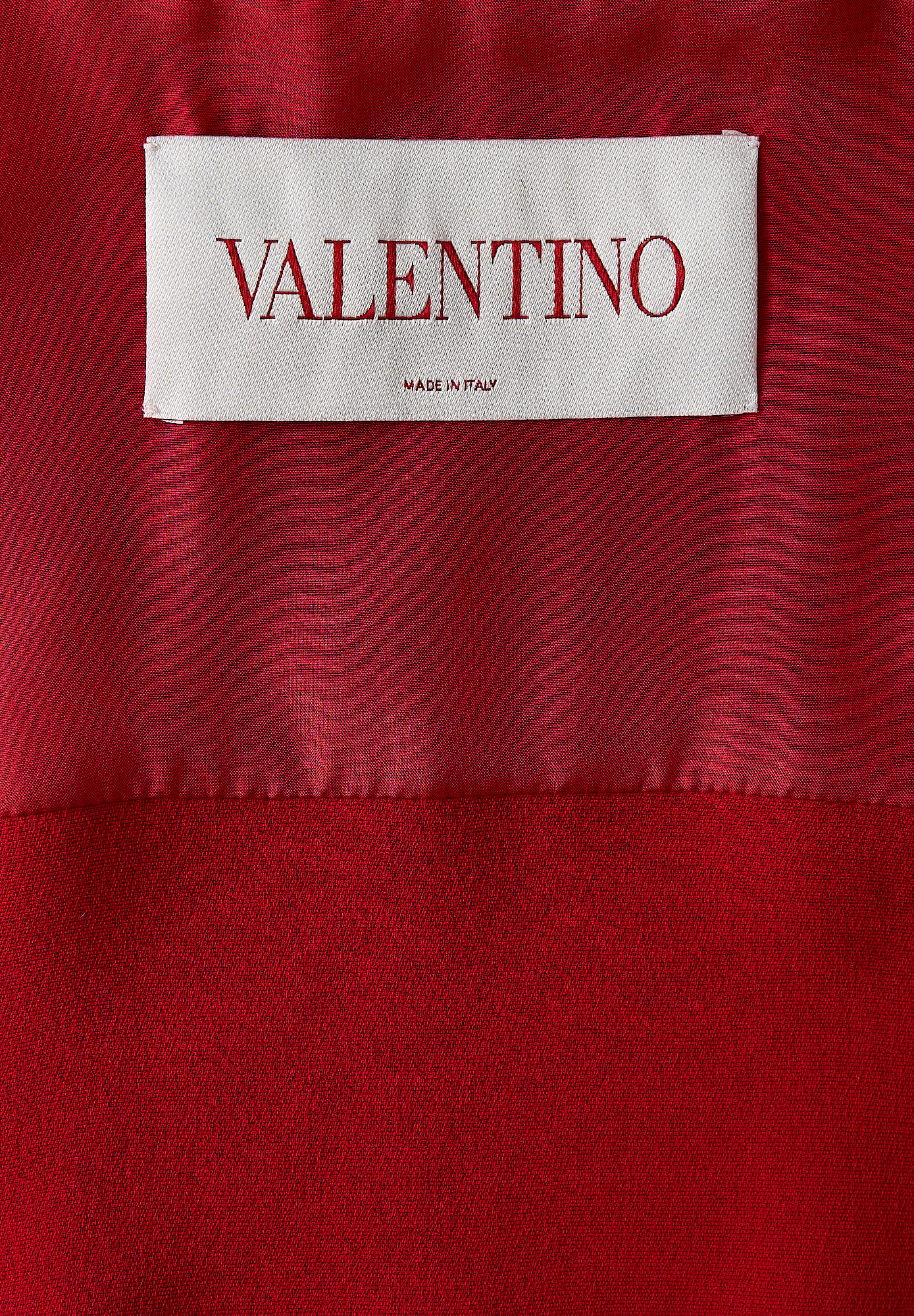 Valentino Red Silk Dress
