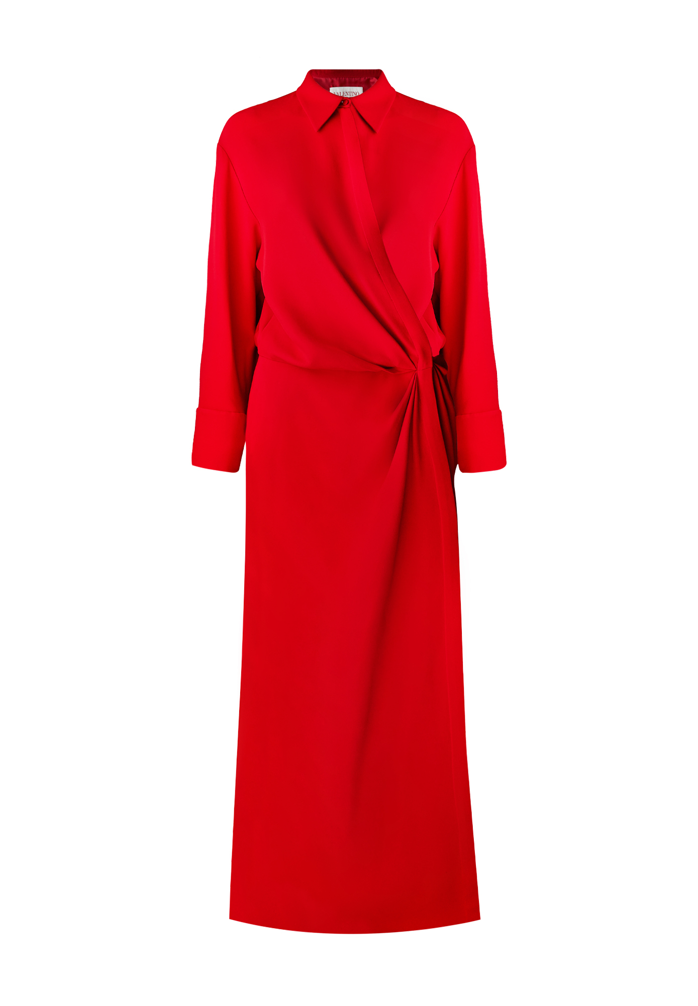 Valentino Red Silk Dress