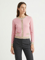 Prada Cropped Cardigan With Edging