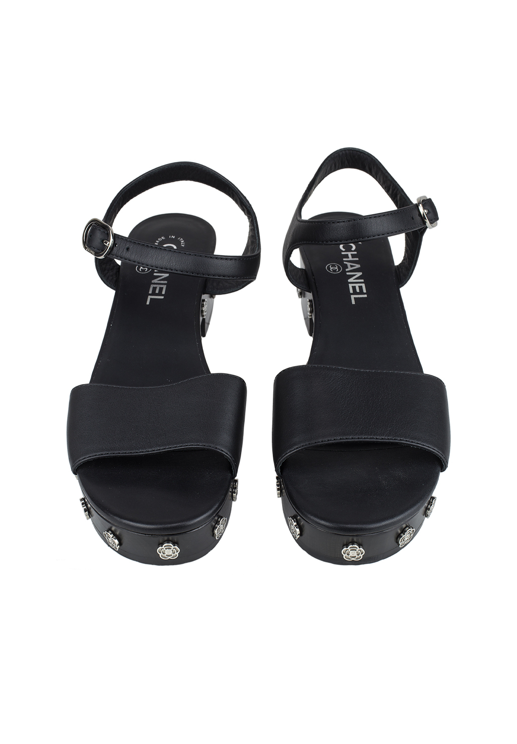 Chanel Black Sandals