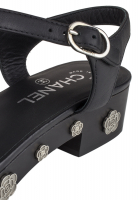 Chanel Black Sandals