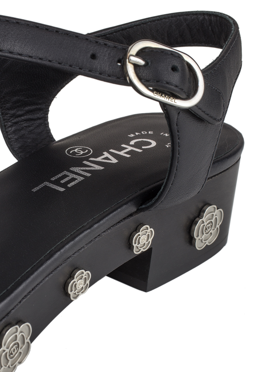 Chanel Black Sandals