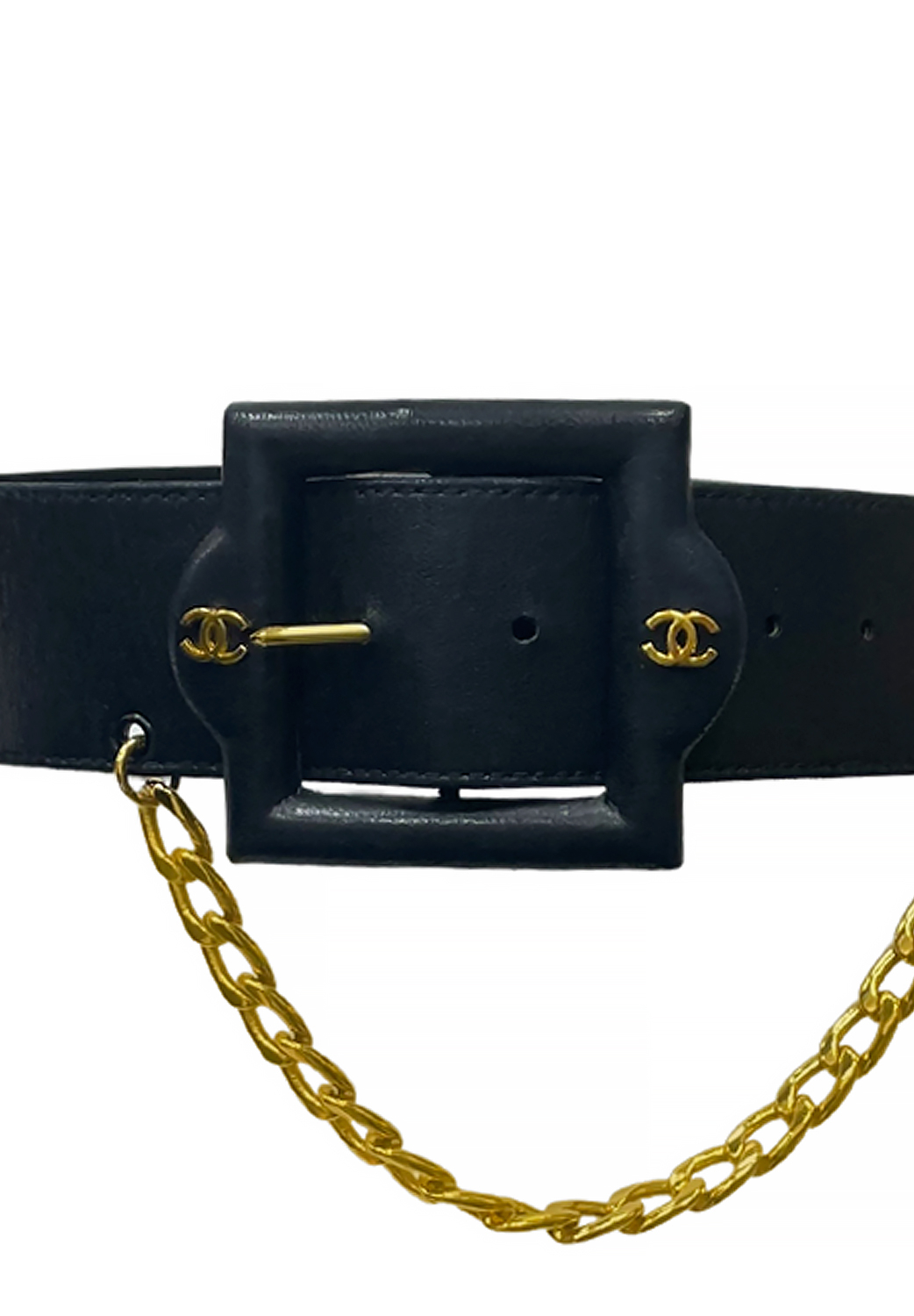 Chanel Medallion Leather Belt