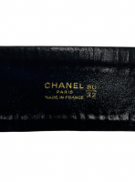 Chanel Medallion Leather Belt