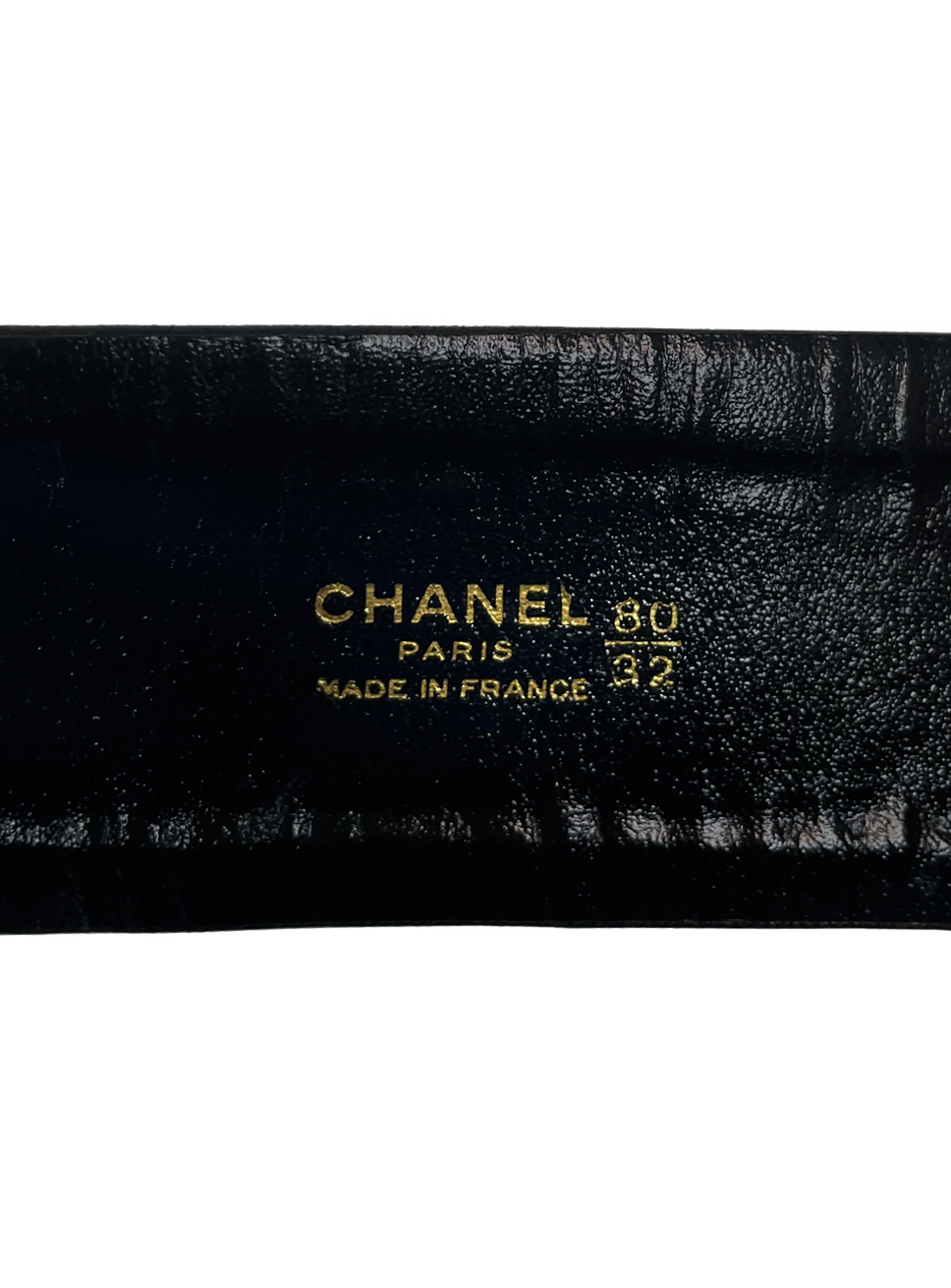 Chanel Medallion Leather Belt