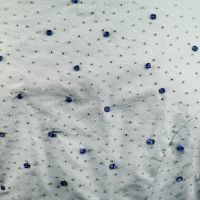 Lanvin Haute Couture Blue Silk Dress