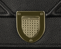 Christian Dior Diorama Black Leather Bag