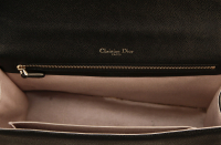 Christian Dior Diorama Black Leather Bag