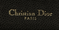 Christian Dior Diorama Black Leather Bag