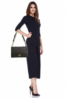 Christian Dior Diorama Black Leather Bag