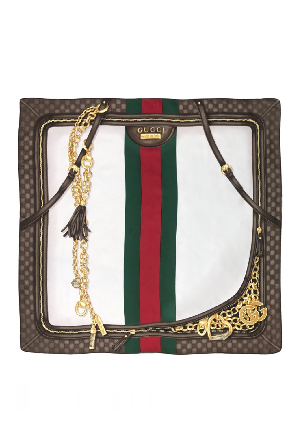 Gucci Silk Print Scarf