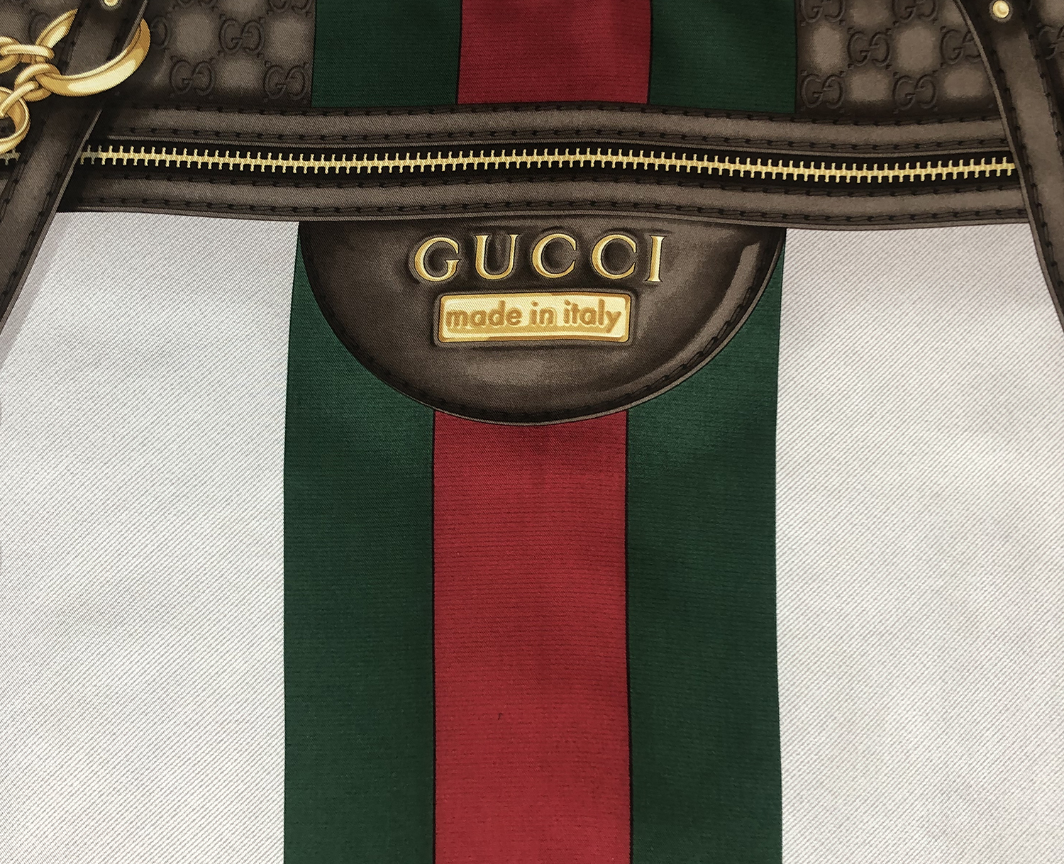Gucci Silk Print Scarf