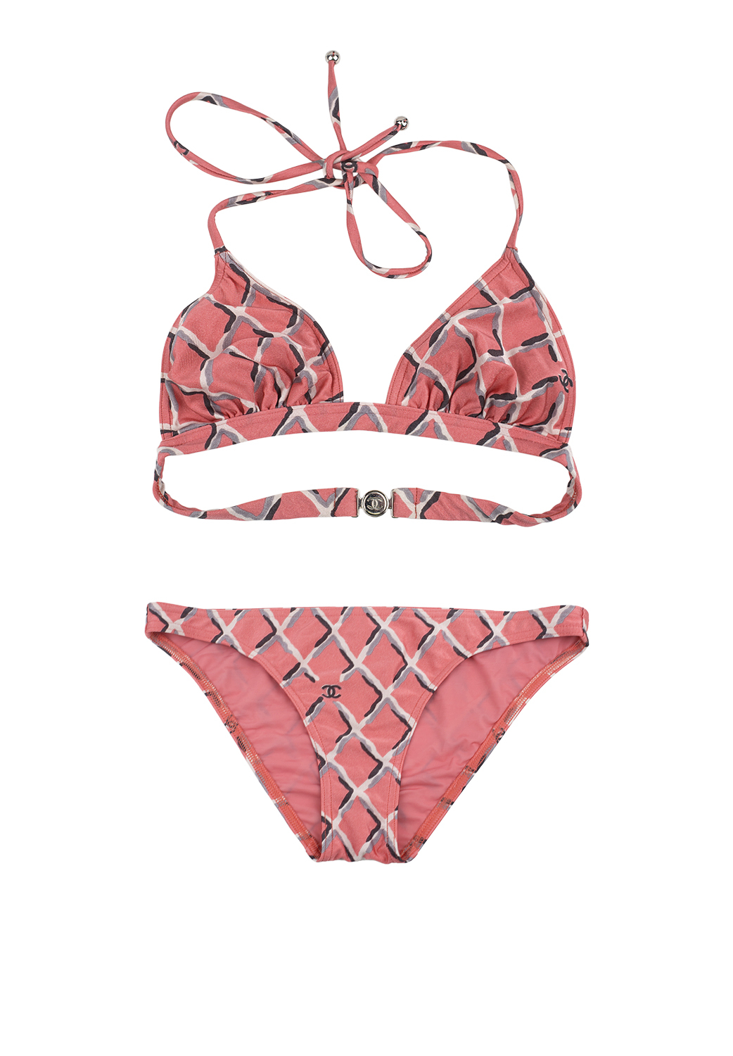 Chanel Pink Swimsuit